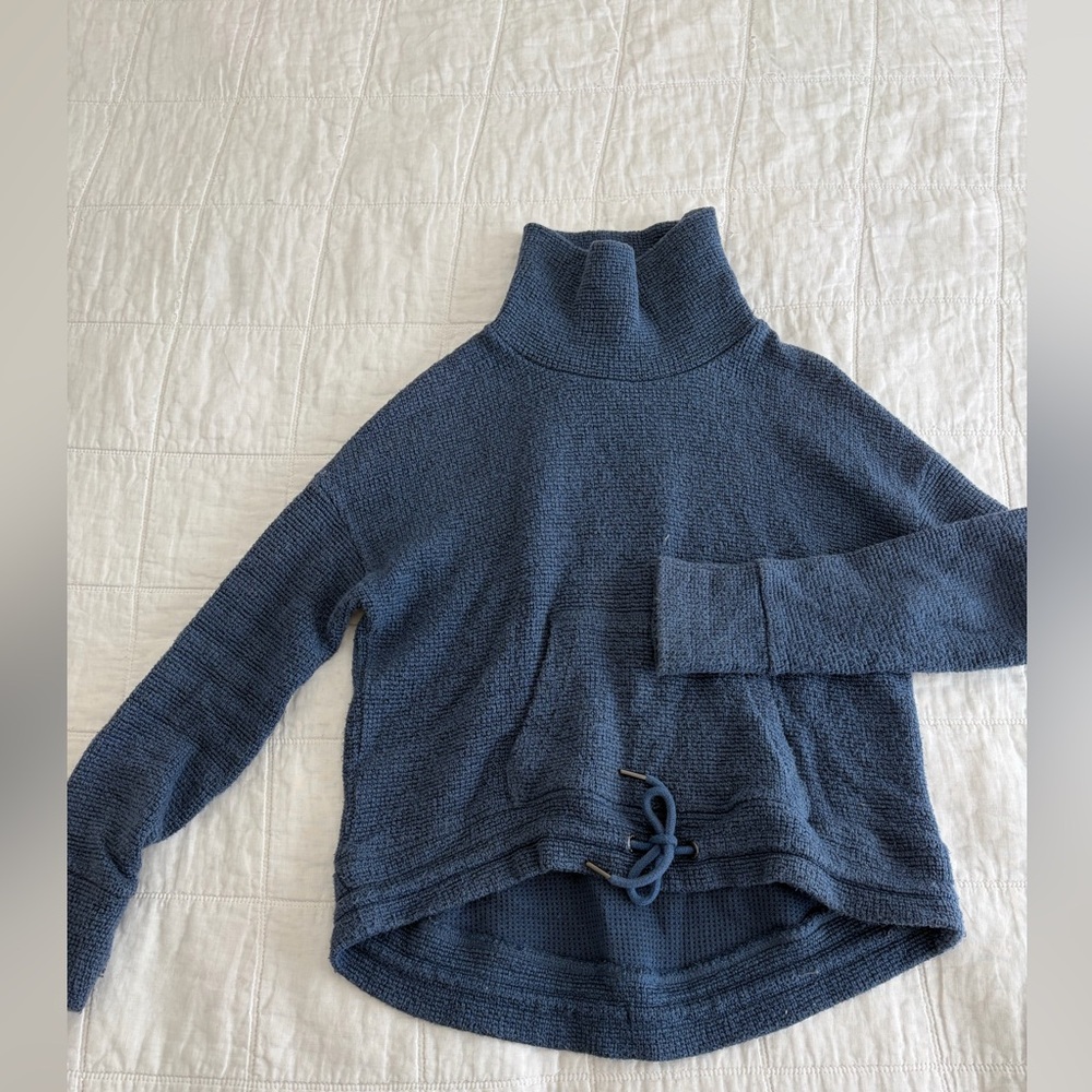 Sweaty Betty Navy Turtleneck Sweater